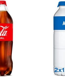 Coca-Cola Sabor Original - Refresco de cola - Pack 2 botellas 2 L & Aquarius Limón - Bebida funcional con sales minerales, baja en calorías - Pack de 2 botellas 1.5L