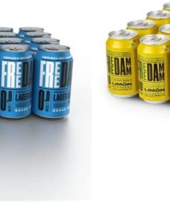Free Damm Cerveza - Paquete de 24 x 330 ml - Total: 7920 ml + Cerveza Limón - Paquete de 24 x 330 ml - Total: 7920 ml