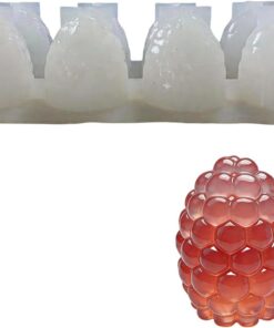 Fácil de 8 cavidades para pasteles, gelatinas y pudines para hacer cocina para postres creativos, postres para hornear