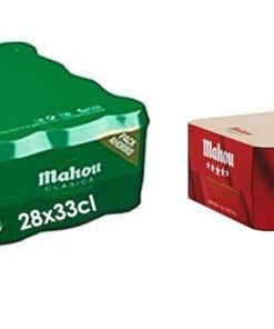 Mahou Pack Cerveza Clásica 28 Latas + Mahou 5 Estrellas Lager 28 Latas