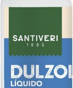 SANTIVERI - Edulcorante Liquido Grande, Transparente 100% Natural, Para todas las Dietas | 0% calorías, Sabe a azúcar - 90 ml (Paquete de 5)