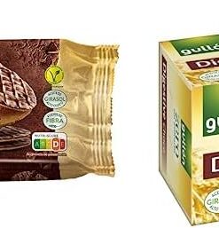 Galletas Gullón Finas choco leche Zero Sin Azúcares & Galleta Digestive Chocolate, ZERO sin azúcares, Caja 270g