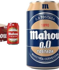 Mahou Pack Cerveza Lager 5 Estrellas 28 Latas + Mahou 0,0 Tostada 24 Latas