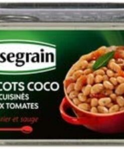 Cassegrain - Frijoles de coco listos con tomates, laurel y salvia - La caja de 430 g