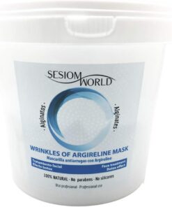 Sesiomworld Mascarilla Profesional Alginatos con Extracto de Argireline (Efecto Botox) Facial 100% Natural 1 Unidad 390 g