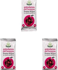 EL NOGAL Frutos Secos Arándanos del Bosque Bolsa, 100 G (Paquete de 3)