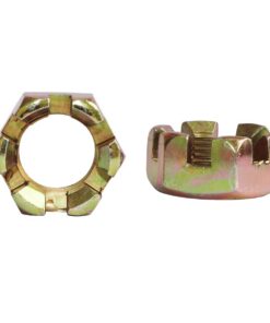 PRO BAT Tuercas ranuradas hexagonales M10 para motocicleta, coche, rueda de conexión, buje de alxe para quad, moto de cross, cuatrimoto, 2 unidades