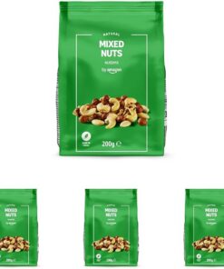 by Amazon Mezcla de Frutos Secos - 200g (Paquete de 4)