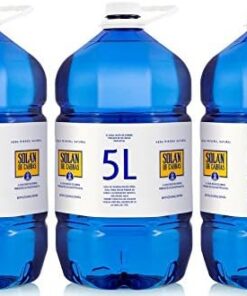 Solán de Cabras, Pack 3 Botellas x 5 Litros, Agua Mineral Natural Sin Gas, Baja en Sodio