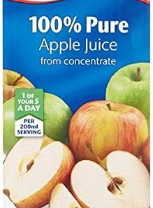 Princes 100% jugo de manzana puro del concentrado 1 Litro (paquete de 12 x 1ltr)