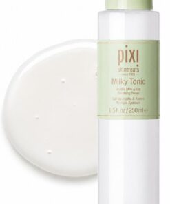 Pixi Beauty Milky Tonic | Tónico Facial Calmante y Hidratante con Leche de Jojoba, Extracto de Avena y Té Verde | Tónico Nutritivo Diario sin Alcohol | 8.5 fl oz/250 ml