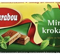 Marabú Mintkrokant - chocolate con leche con crujiente de menta 200g