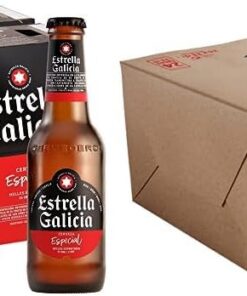 Estrella Galicia Especial - Cerveza Lager Premium, Pack de 24 Botellas x 25 cl & Especial - Cerveza Lager Especial, Pack de 24 Latas x 33 cl, Sabor Ligero y Amargo