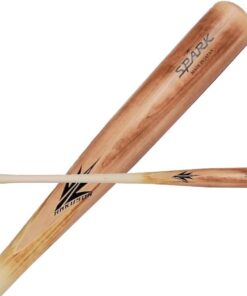 Spark Fungo Bat F10C Charred Colorway Bate de béisbol de madera Ho/madera de arce (longitud de 34 pulgadas, peso: 21 onzas de peso – 13) fabricado en Japón