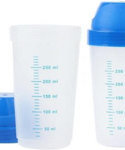 2pc 300 De Agitador Transparente Botella Creativa De Batido Proteína Polvo Mezcla Botella Batir Taza De Botella De Agua Práctica Bebida De Agua