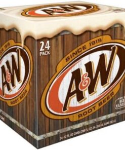 A&W Root Beer latas de 355 ml (paquete de 24)
