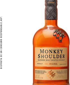 MONKEY SHOULDER Blended Malt Scotch Whisky - The Original. Sabroso, suave y afrutado - Creado para mezclar - Amado por bartenders - Múltiple ganador de premios - 40% ABV - 70 cl