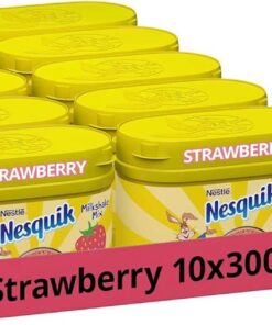 Nesquik Fresa en polvo, 300 g (paquete de 10)