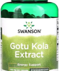 Swanson - Full Spectrum Gotu Kola 435mg | Extracto de Gotu Kola | Apoyo cognitivo y bienestar - 120 cápsulas