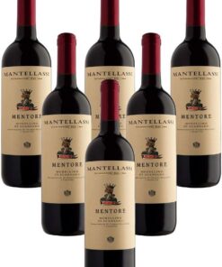 Vino Tinto Italiano Mentore Morellino Di Scansano DOCG Fattoria Mantellassi (6 botellas 75 cl.)