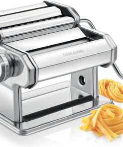 Tescoma 428694 Máquina de pasta casera para fideos, fettuccine, fideos y lasaña, línea GrandCHEF, acero inoxidable