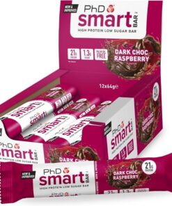 PhD Smart Bar (12x64g) Choc Frambuesa Oscuro