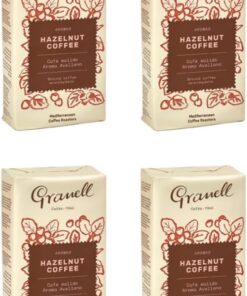 Granell Cafés · 1940 - Pack Aromas Avellana | Café Molido 100% Arabica con un Ligero Toque de Avellana | 4 Paquetes x 250 Gramos