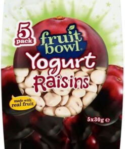Fruit Bowl Escamas De Frutas Pasas Con Una Capa De Yogur (5X30g) (Paquete de 6)