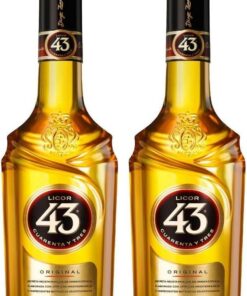 Licor 43 - Licor Único con 43 Ingredientes Naturales - Botella 700 ml (Paquete de 2)