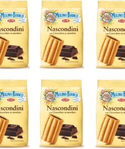 6x Mulino Bianco Nascondini Biscuits Cookies with Cacao Centre 330g