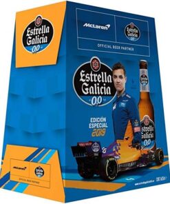 Estrella Galicia 0,0 Cerveza - Pack de 6 botellas x 25 cl