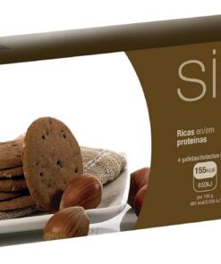 Siken Diet - Galletas de Chocolate, Ricas en Proteínas, Snack Ideal para Picar entre Horas - Caja con 3 Sobres de 5 Galletas,112.5 g | Control de Peso, Snack para Picar, Rica en Proteínas, Sabor Chocolate, 3 Sobres de 5 Galletas, Fácil de Llevar, 112,5 g