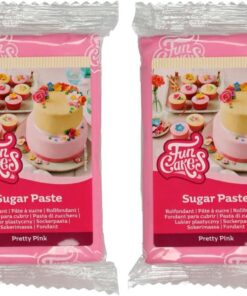 FunCakes Pasta de Azúcar Pretty Pink 250 g (Paquete de 2)