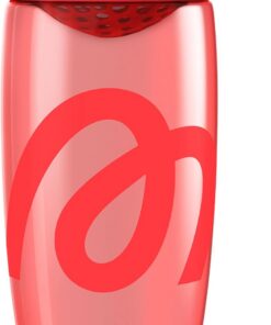 More Premium Shaker - Coctelera (700 ml, colador integrado), color rojo