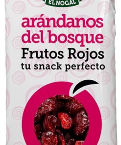 EL NOGAL Frutos Secos Arándanos del Bosque Bolsa, 100 G (Paquete de 6)