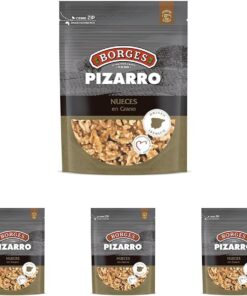 Borges - Nueces en Grano Finca Pizarro Borges - Producto de España - Alto contenido en Omega 3 - Ricas en Antioxidantes - Frutos Secos sin Gluten - Paquete de 520 gramos
