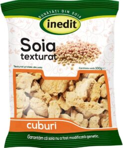 CAJA DE 15 UND DE 100 G SOJA SECA CUBOS INEDIT