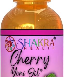 Aceite de Masaje Corporal Yoni Oil Cherry 30ml: Hidrata y Equilibra el PH, Aroma Íntimo Femenino, Higiene Natural, Sabor y Olor Fresco. Vegano, Orgánico