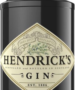 Hendrick's Gin - Ginebra superpremium infusionada con pepino y rosa - Curiosamente suave y maravillosamente diferente - Elaborada artesanalmente en Escocia - El regalo Definitivo - 41,4 % vol. 70 cl