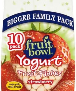 Fruit Bowl Copos De Fruta De La Fresa Con Una Capa De Yogur (10X25g) (Paquete de 2)