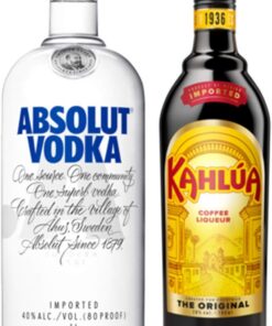 Kahlúa Licor de Café Mexicano - 700ml & Absolut Vodka - 1 L
