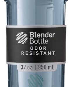BlenderBottle Botella batidora C04671 Pro Series perfecta para batidos de proteínas y pre entrenamiento, Tritan, azul cerúleo