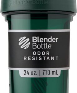 BlenderBottle Botella mezcladora Pro Series perfecta para batidos de proteínas y preentrenamiento, 24 onzas, verde a todo color