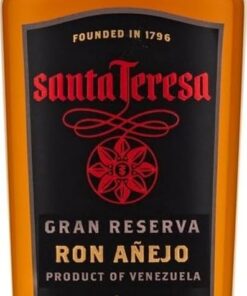 Ron Añejo Santa Teresa Gran Reserva, 40 % ALC., 70 cl / 700 ml, ron oscuro dorado prémium, elaborado íntegramente en la Hacienda Santa Teresa en Venezuela