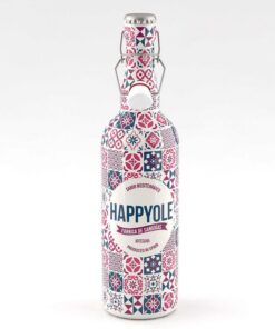 SANGRIA HAPPYOLE 100% NATURAL DE VINO TINTO. SIN CONSERVANTES NI ADITIVOS. CON ZUMOS DE FRUTAS NATURALES RECIEN EXPRIMIDOS