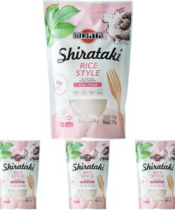 Miyata Shirataki, Arroz De Harina De Konjac 270 g, 1 unidad (Paquete de 4)