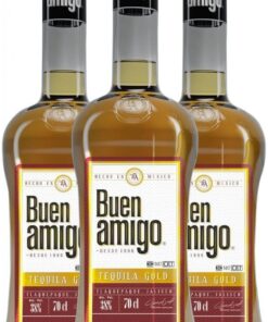 Tequila Licor 43 Buen Amigo Gold 70 cl (Caja de 3 Botellas de 70 cl)