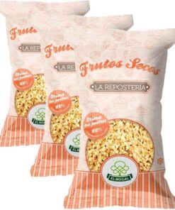 El Nogal Frutos Secos Granito de Almendra - La Repostería Bolsa 125 g (Paquete de 3)