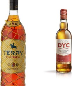 Terry Centenario Bebida Espirituosa, 1000ml & DYC Whisky Doble Destilación, 700ml