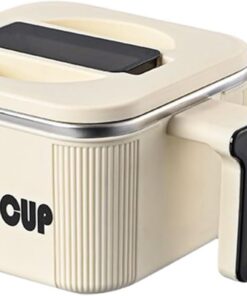 Cocedor De Fideos Para Microondas Recipiente Instantáneo Antifugas de 1500 | Cuenco Grande Para Fideos Y Pasta Para Microondas para Adultos Adolescentes Hogar Cocina Residencia Universidad Ofic